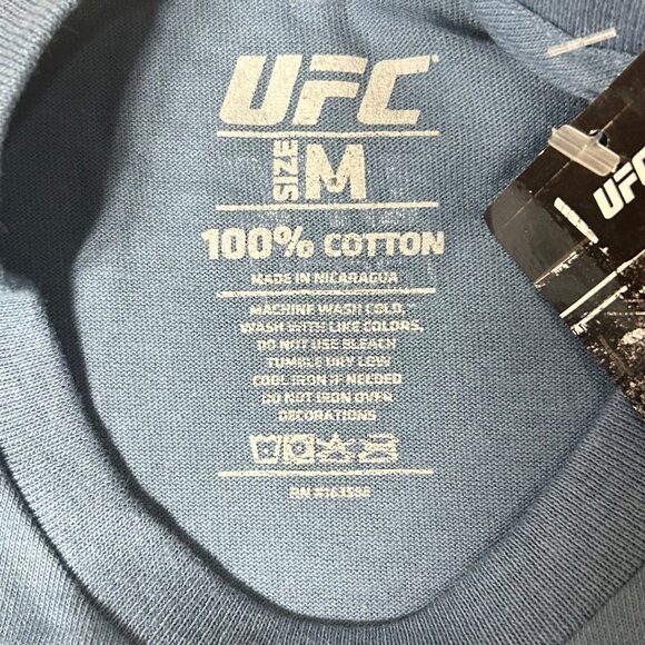 Alexander Volkanovski UFC Tee Mens M Blue‎ "The Great" Graphic Cotton MMA NEW - Picture 3 of 9